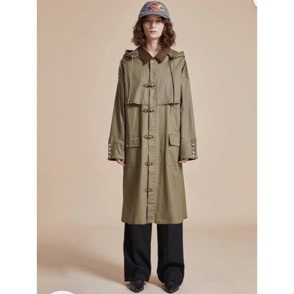 FOUND Waxed Cotton Prairie Coat Size Small - Picture 1 of 11